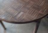Old Round Wood Table