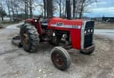 265 Massey Fergerson Tractor & Bushog