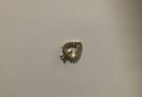 10kt Gold Diamond Heart Pendent