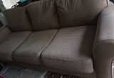 brown sofa