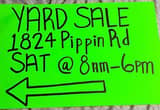 Yard Sale On Pippin Rd!