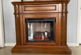 Electric Fireplace and Mantle