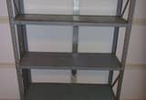 Two 5' Metal Shelf Shelfs