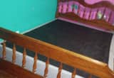 bed frame and box spring