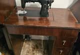 In desk rotary sewing machine