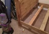 queen oak bed and frame