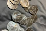 Mixed date roll of silver eagle coins