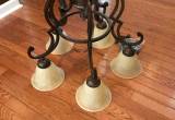 5 Globe Chandelier- Oil Bronze