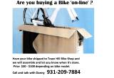 Buying a Bicycle 'on line' ?