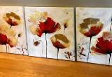 3 pc set beautiful wall art, 23.5x23.5