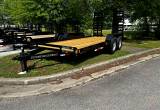 16ft 14,000# equipment trailer