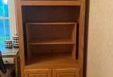 Solid Oak Cabinet/ Entertainment Center