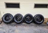 20 inch moto wheels, 37 gladiator tires