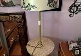 Floor Lamp/ Table combo, Vintage, Marble
