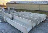 New Concrete J Bunk Feeders