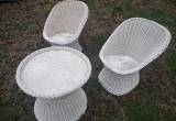 Three Piece Wicker Furniture Set