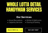 Free Estimates. Handyman Services!