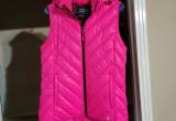 Pink puffer vest