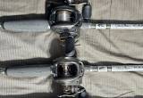 Baitcaster rod and reels
