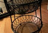 Heavy Metal Basket Storage, Round