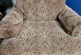 pillow back arm chair