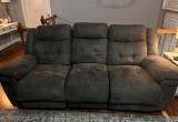 reclining couch and loveseat