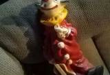 Vintage 1979 U. S.C Guitar Clown Figurine