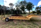 single axle semi trailer