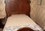 Antique Walnut Queen size bed