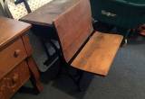 antique school desk