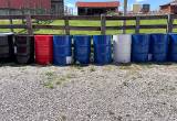 metal barrels