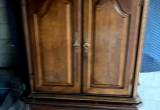 antique wooden hutch