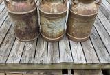 Antique Milk Cans