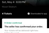 Morgan Wallen Concert Tickets- 5/4