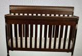 Espresso Baby Crib for sale