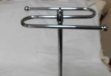 Silver Free Standing Towel Holder