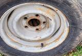 trailer wheel and tire