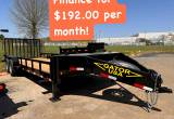 20ft professional landscaper trailer