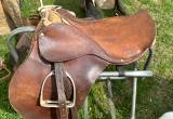4 saddles and saddle pad