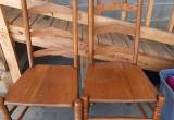 Oak Ladderback Chairs