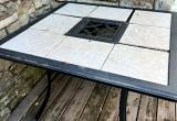 tile metal table