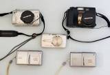 Five Olympus Digital Cameras