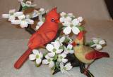 Crimson Spring Birds