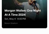 Morgan Wallen Tickets 5/4 Floor Seats