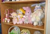 Easter decor and plushies