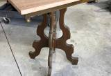 vintage marble top antique table