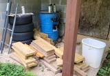 free scrap wood and burn barrell