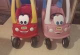 Little tikes pink&Little tikes red cars