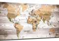 world map wall art 24x48