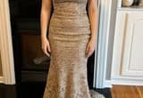 Sherri Hill sz2 rose gold prom dress